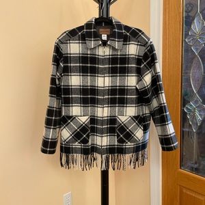 Vintage Pendleton fringe jacket/coat